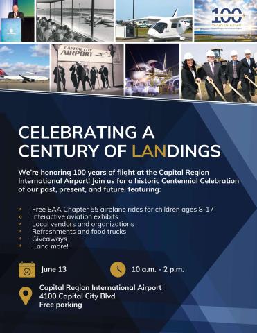 "100 Years of Flight" flyer